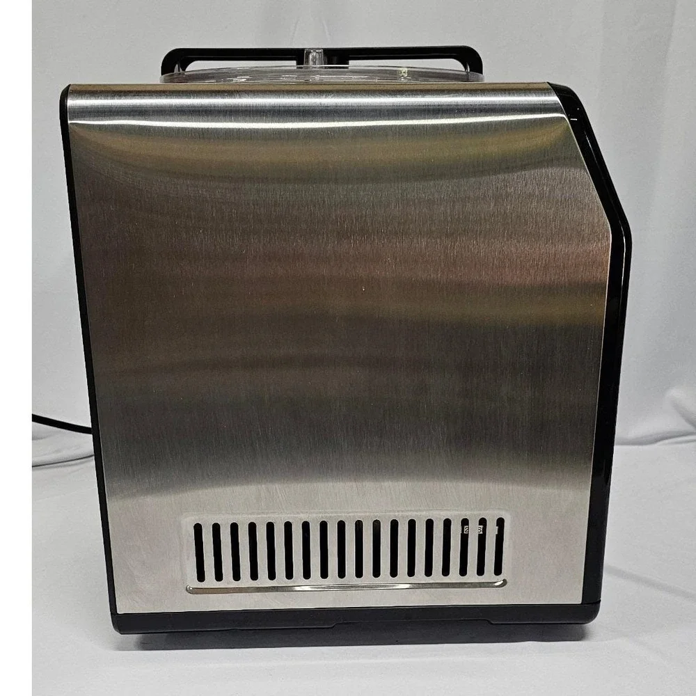 VEVOR‎ Automatic Ice Cream Maker with Compressor 1.5qt Stainless Steel Black